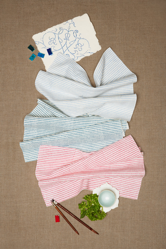 Aleppo Teal Fabric Main