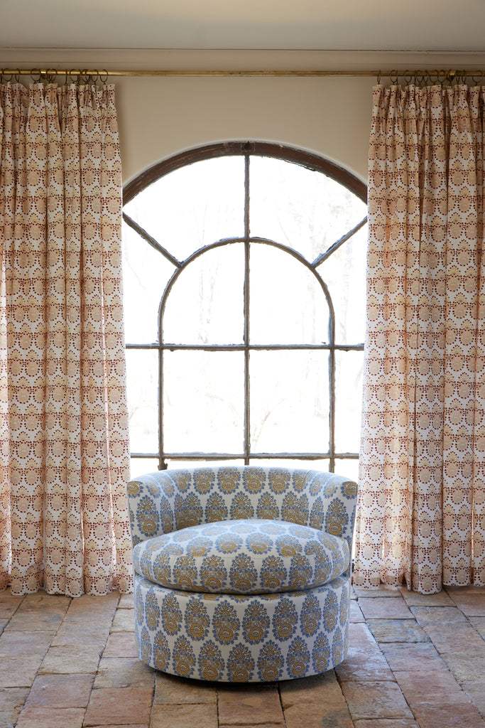 Lanka Marigold Performance Fabric Main