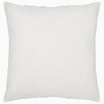A John Robshaw Adil Outdoor Decorative Pillow with blue trim on a white background. - 30394270220334
