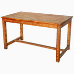 Anglo Indian Teak Inlaid Table - 30865769660462