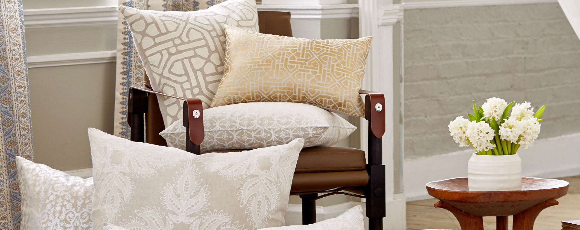 Metallic Pillows