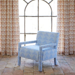 Square Chair in Farzu Light Azure - 30984395063342