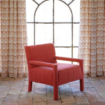 Square Chair in Bijal Coral - 30984395718702