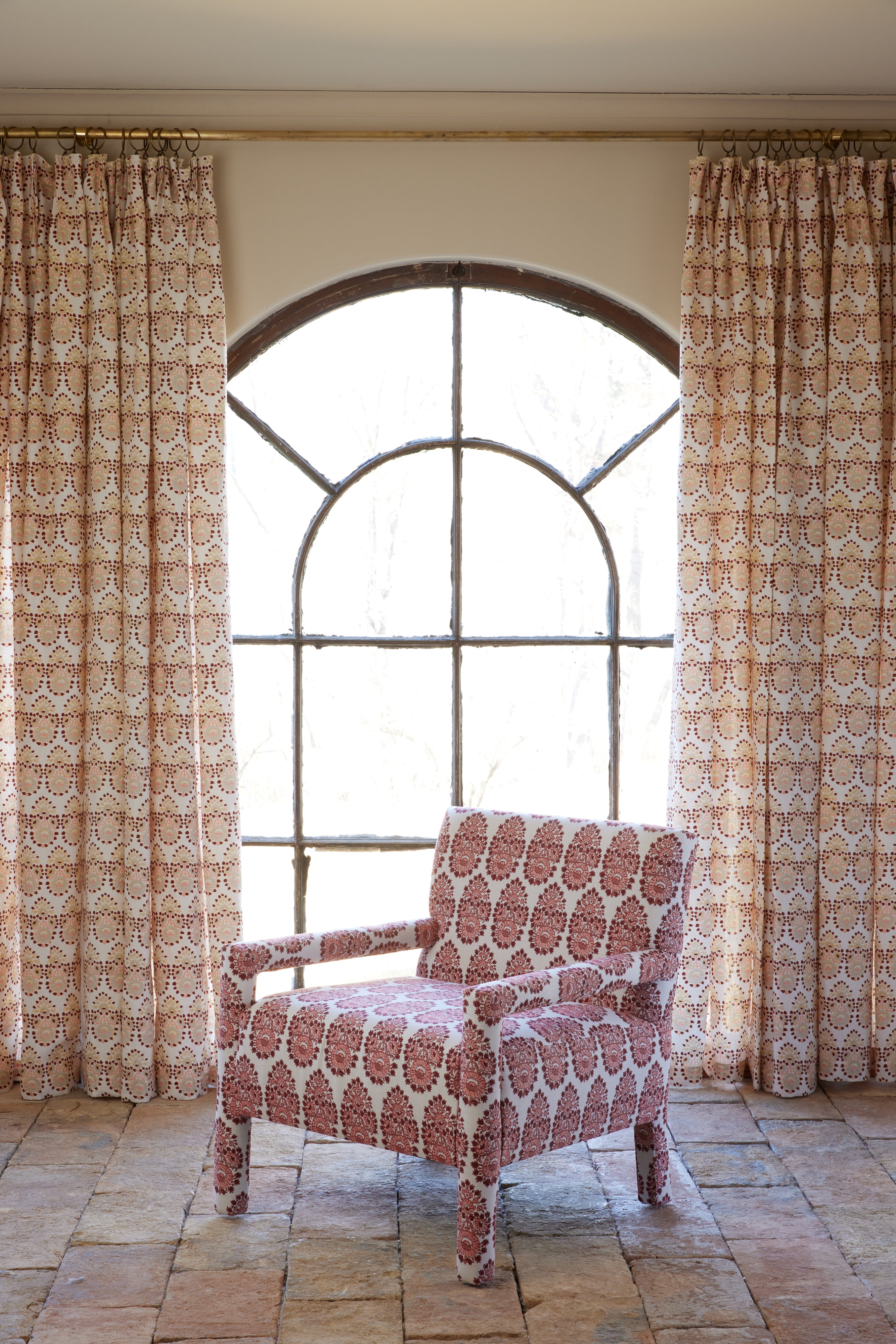 Lanka Berry Performance Fabric
