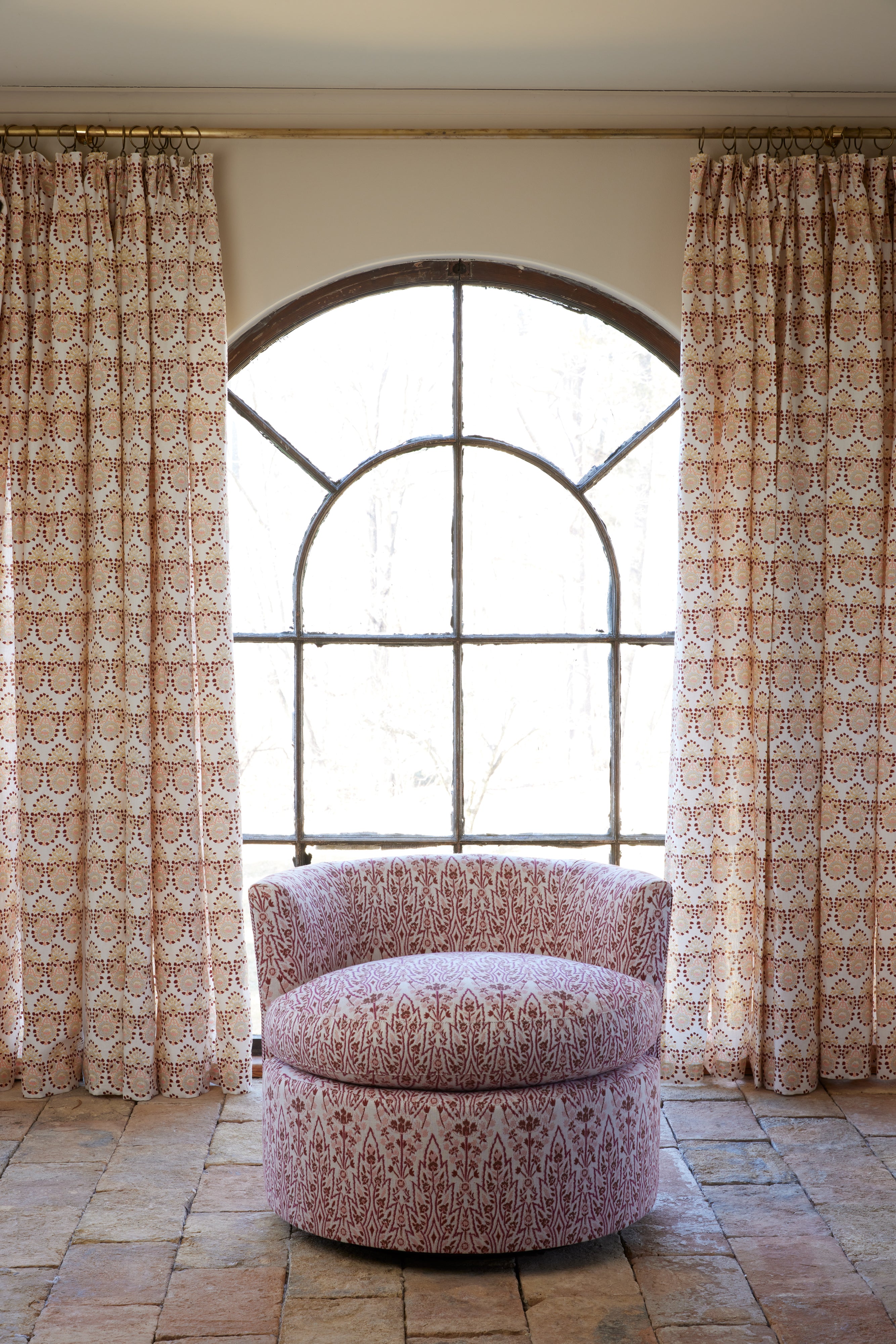 Marmar Berry Performance Fabric
