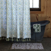 Vidya Organic Shower Curtain - High Quality Image of 