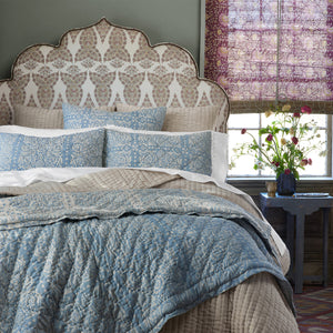 Raisa Slate Woven Quilt