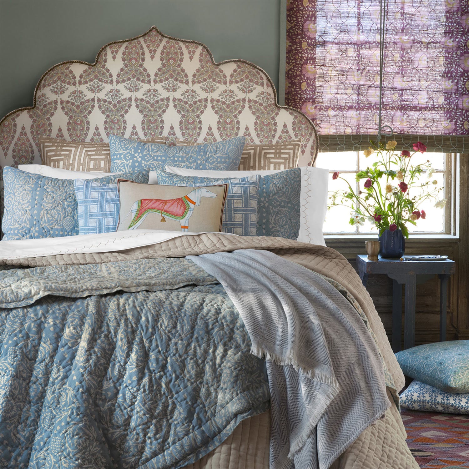 John Robshaw Raisa Woven Quilt & Shams
