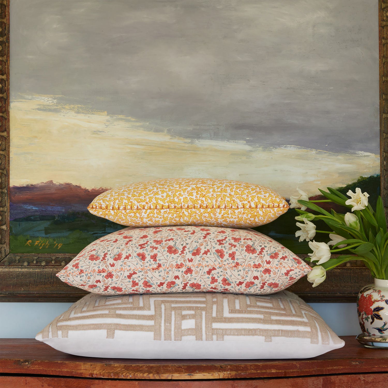 John Robshaw Vihan Kidney Pillow - Thumbnail 2