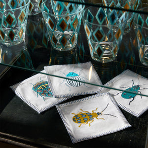 Bug Cocktail Napkins (Set of 4)