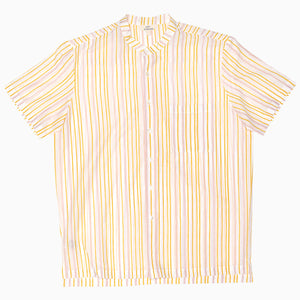 Ishya Stripes Nehru Short Sleeve Shirt