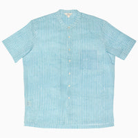 Aleppo Peacock Nehru Short Sleeve Shirt - High Quality Image of 