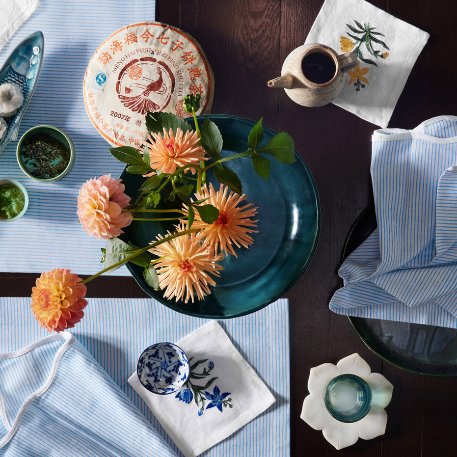 Flowers Cocktail Napkins (Set of 4)
