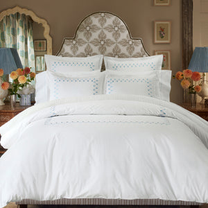 Anketi Light Indigo Border Duvet