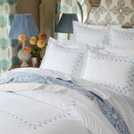 Anketi Light Indigo Border Sham - 33020935110702