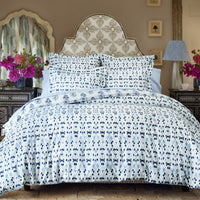 Ivy Indigo Organic Duvet - High Quality Image of 