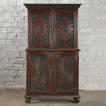 Bhuv Teak 2 Part Cabinet - 31742305665070