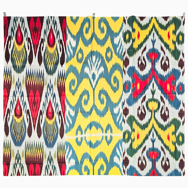Tashkent Traffic Medium Ikat Tapestry