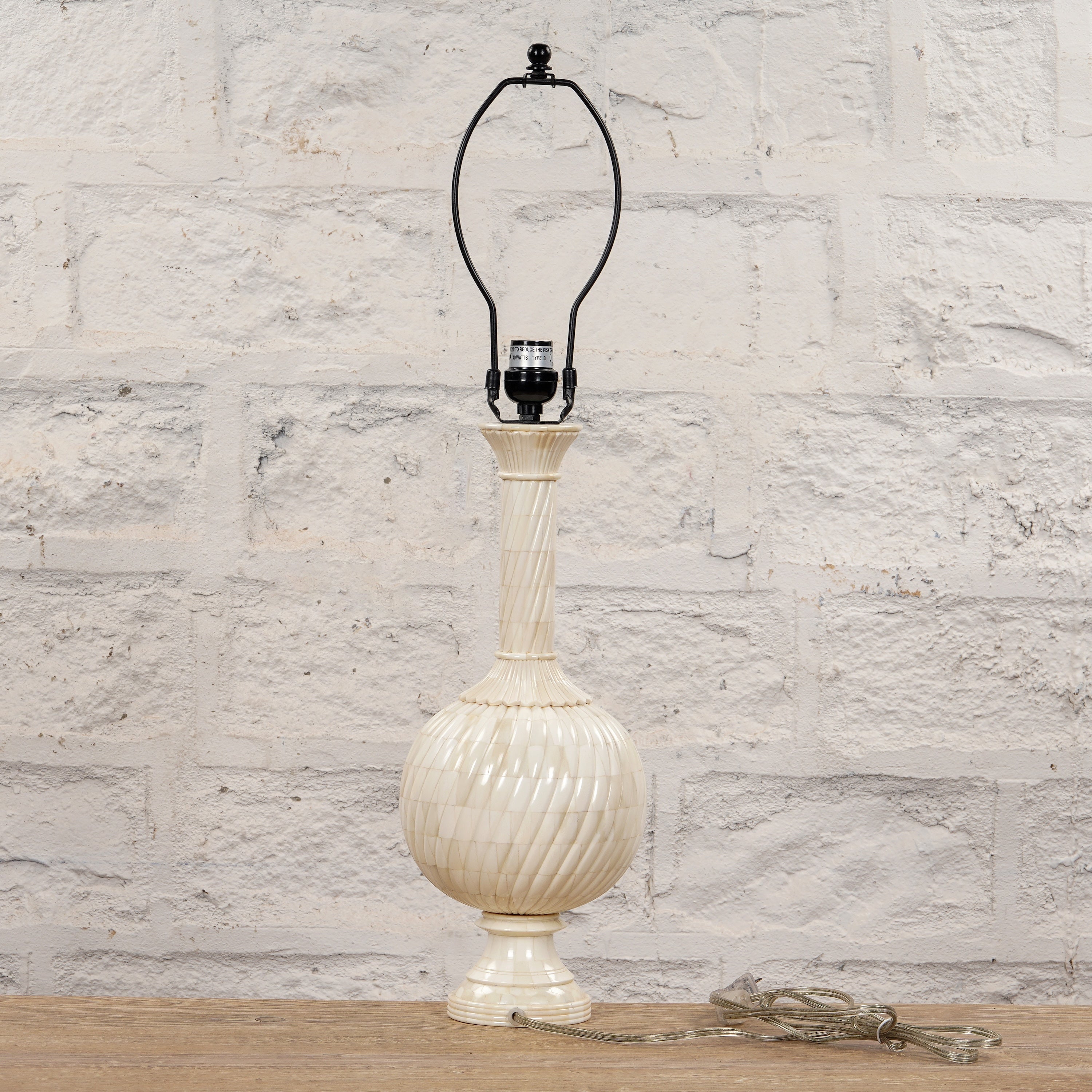 Shiva Bone Inlay Lamp
