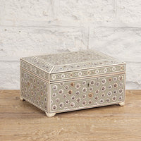Padma Bone Inlay Box - High Quality Image of 