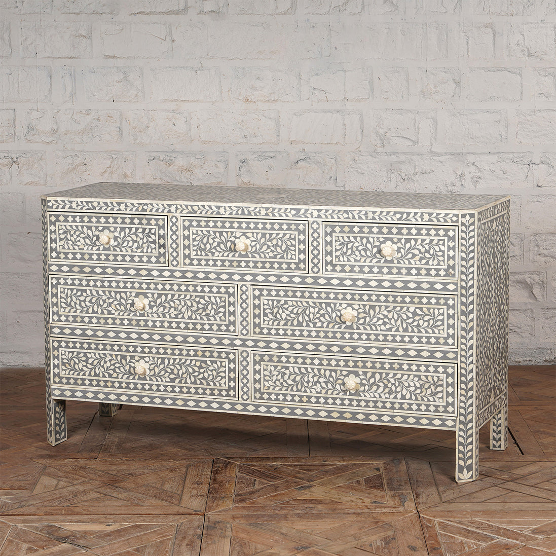 Vajra Bone Inlay Sideboard