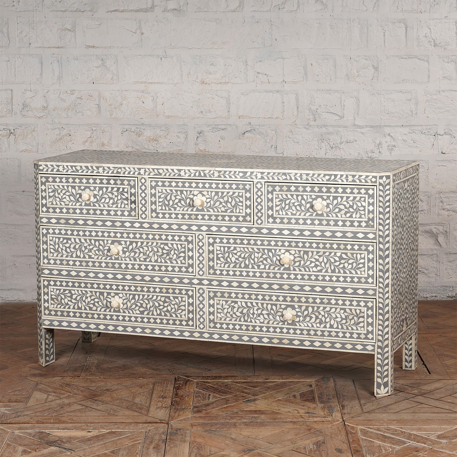 Vajra Bone Inlay Sideboard