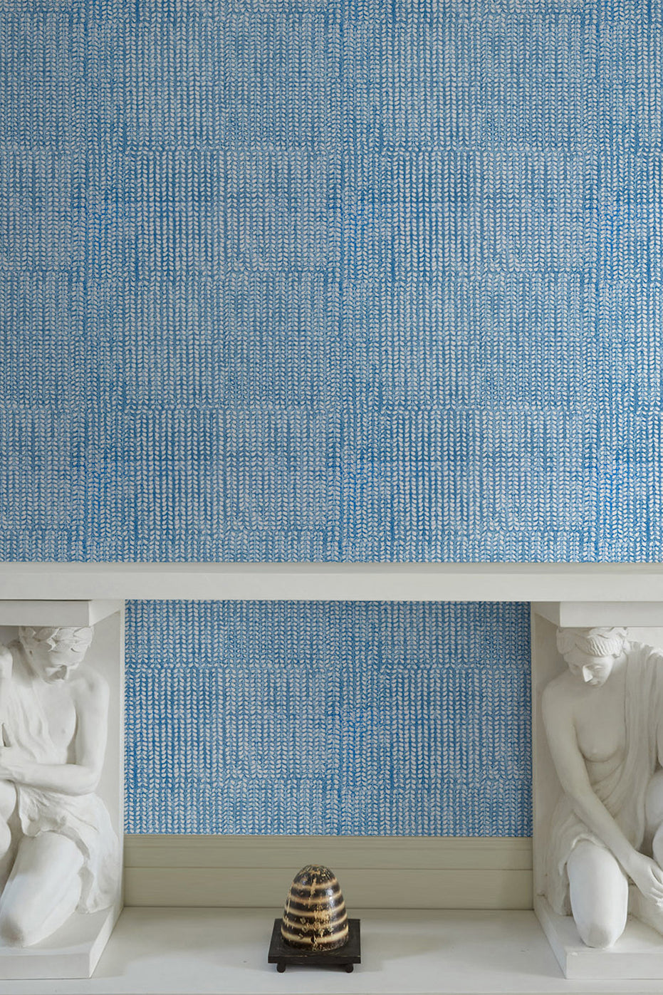 Aleppo Light Indigo Wallpaper
