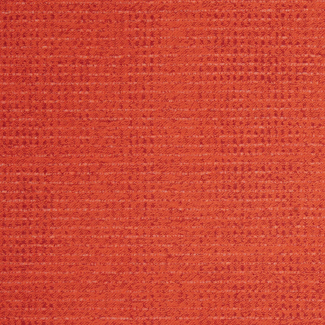 A close up image of a Bijal Coral Performance Fabric by John Robshaw.