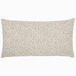 An Avni Natural Bolster pillow with a floral pattern and hand stitched edging. - 30400035356718