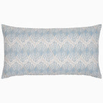 A John Robshaw Veeba Bolster, hand block printed in blue and white with an abstract pattern made from cotton linen. - 30794818748462