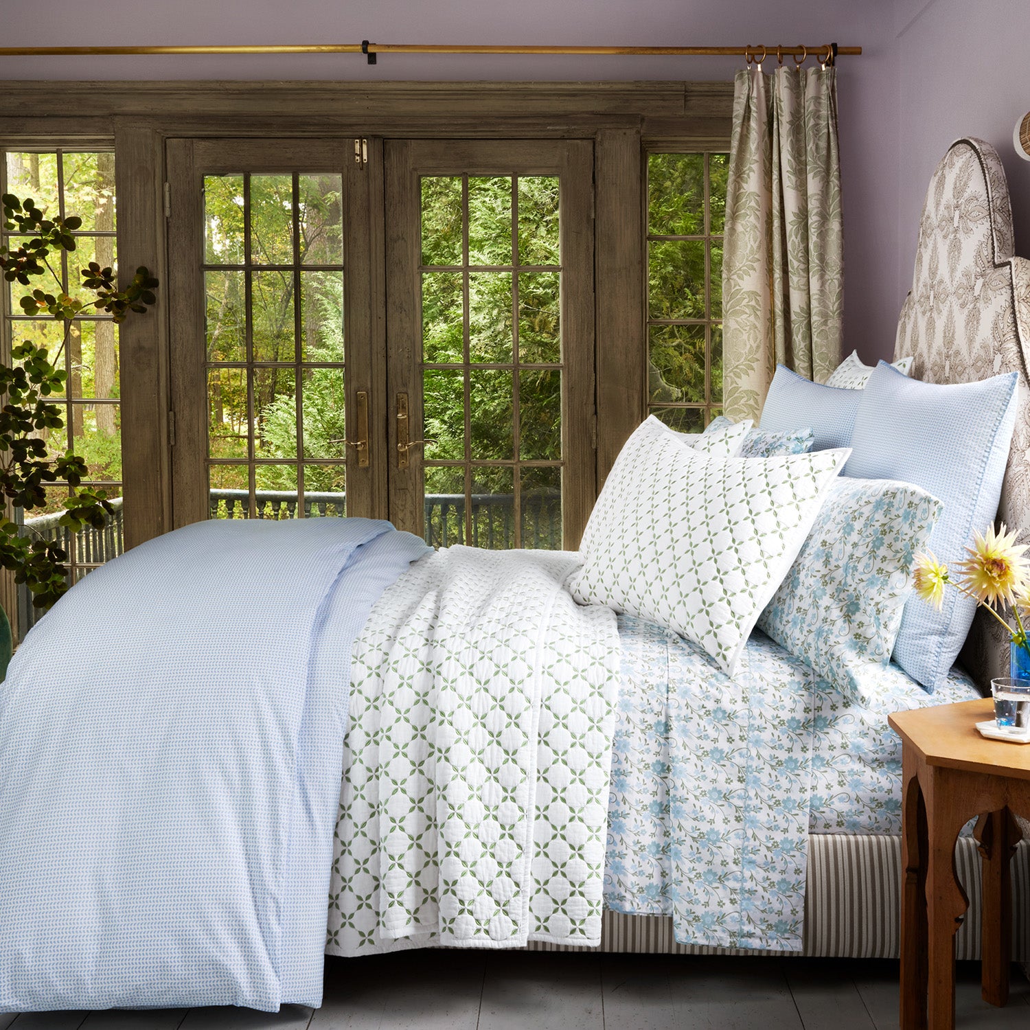 Cinde Light Indigo Organic Duvet