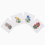 Flowers Cocktail Napkins (Set of 4) - 33374760239150