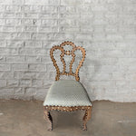 Bone Inlay Flower Chair - 31482635550766