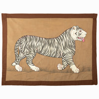 Black And White Tiger Tapestry - High Quality Image of 