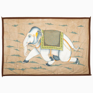 Elephant Running Tapestry