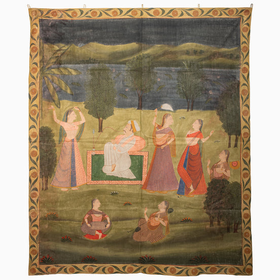 Stormy Night With Border Tapestry