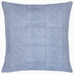 A simple striped Nandi Indigo Quilt pillow by John Robshaw. - 30783800999982