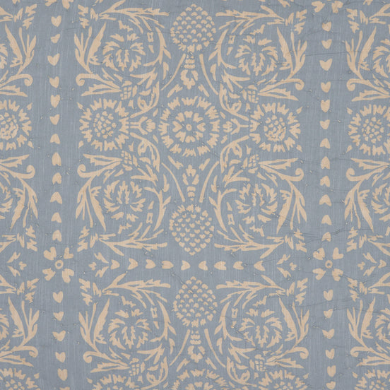 Raisa Slate Woven Quilt Swatch