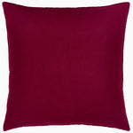 A hand quilted John Robshaw Velvet Berry Quilt on a white background. - 30395667447854