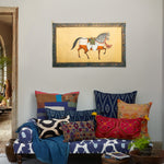 Horse With Detailed Border Tapestry - 32114343378990