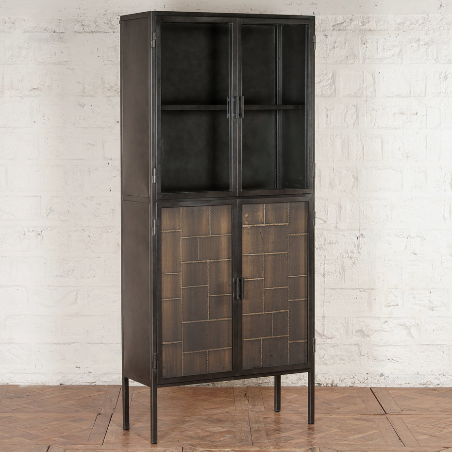 Samar Iron and Brass Cabinet