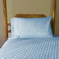 Bindi Light Indigo Organic Duvet Set - High Quality Image of 