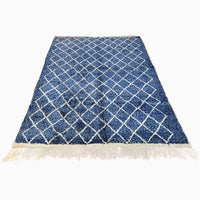 Blue Village Wool Rug - High Quality Image of 
