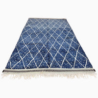 Blue Village 2 Wool Rug - High Quality Image of 