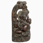 Vintage Wooden Ganesh Finely Carved - 30865780178990