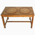 Anglo Indian Teak Inlaid Table - 30865769824302