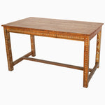 Anglo Indian Teak Inlaid Table - 30865769627694