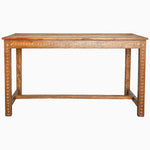 Anglo Indian Teak Inlaid Table - 30865769922606