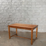 Anglo Indian Teak Inlaid Table - 31486544969774