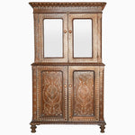 Anglo Indian Teak Inlaid Cabinet 3 - 30865772052526